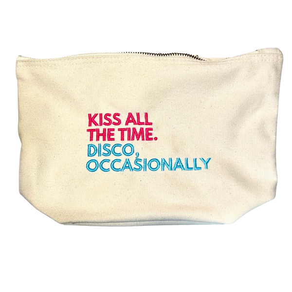 Kiss all the time, Disco occasionally Canvas Pouch
