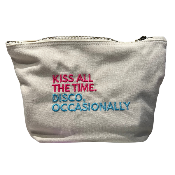 Kiss all the time, Disco occasionally Canvas Pouch