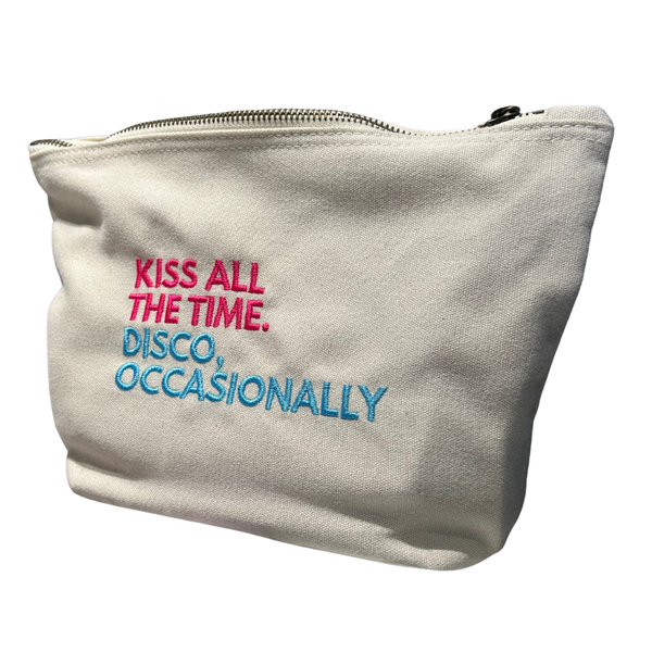 Kiss all the time, Disco occasionally Canvas Pouch
