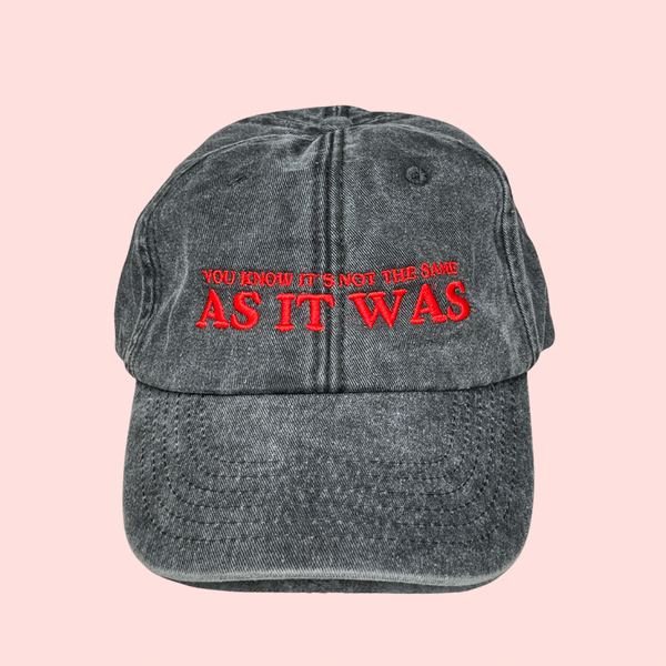 AS IT WAS EMBROIDERED CAP