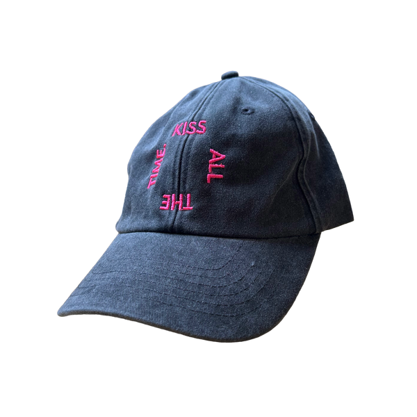 Kiss All The Time  Denim Cap