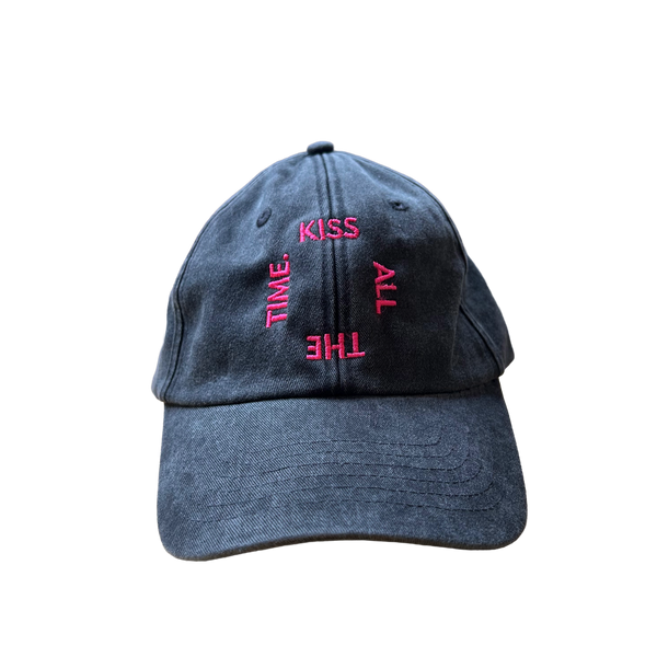 Kiss All The Time  Denim Cap