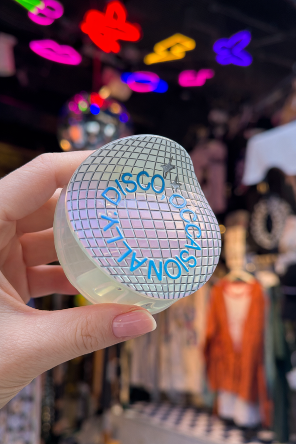 Disco Hair Claw Clip – “Kiss All The Time, Disco Occasionally”