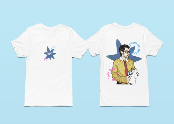 HARRY BLUE STAR White tee