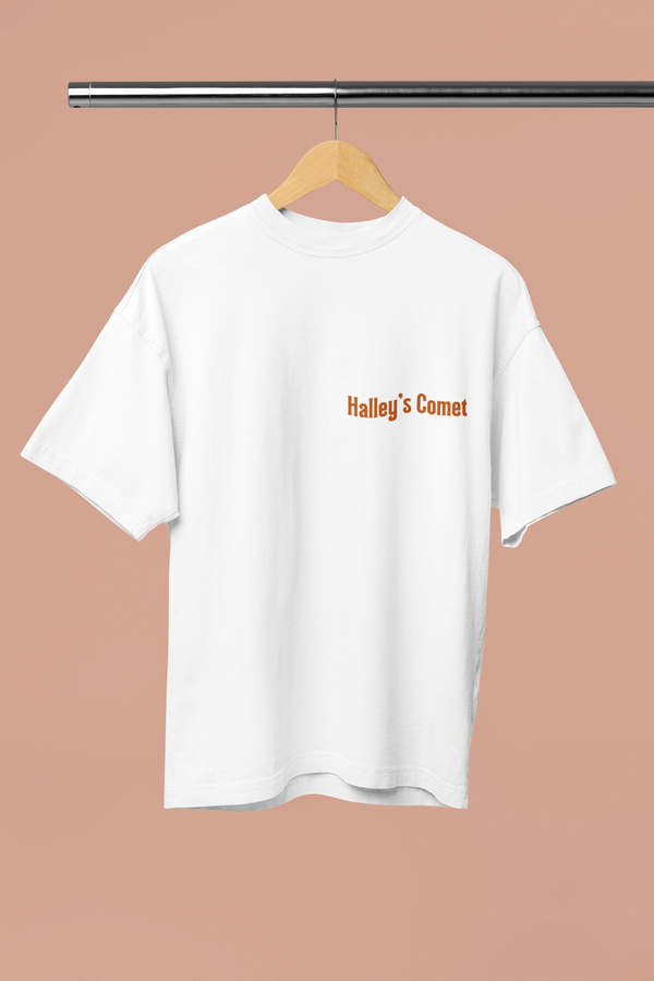 silly me white oversize tshirt