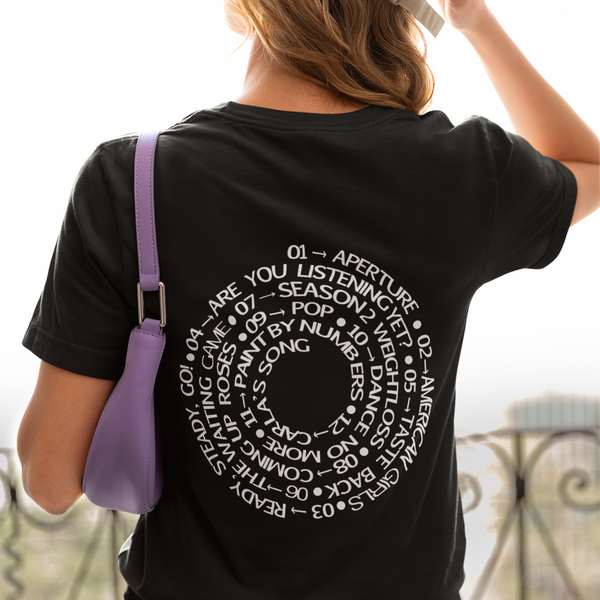 TOGETHER TRACKLIST BLACK TEE