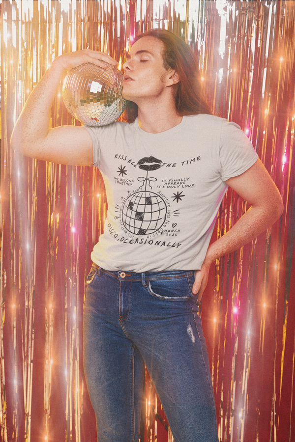 Aperture - Kiss All the Time, Disco Occasionally Cream Tee