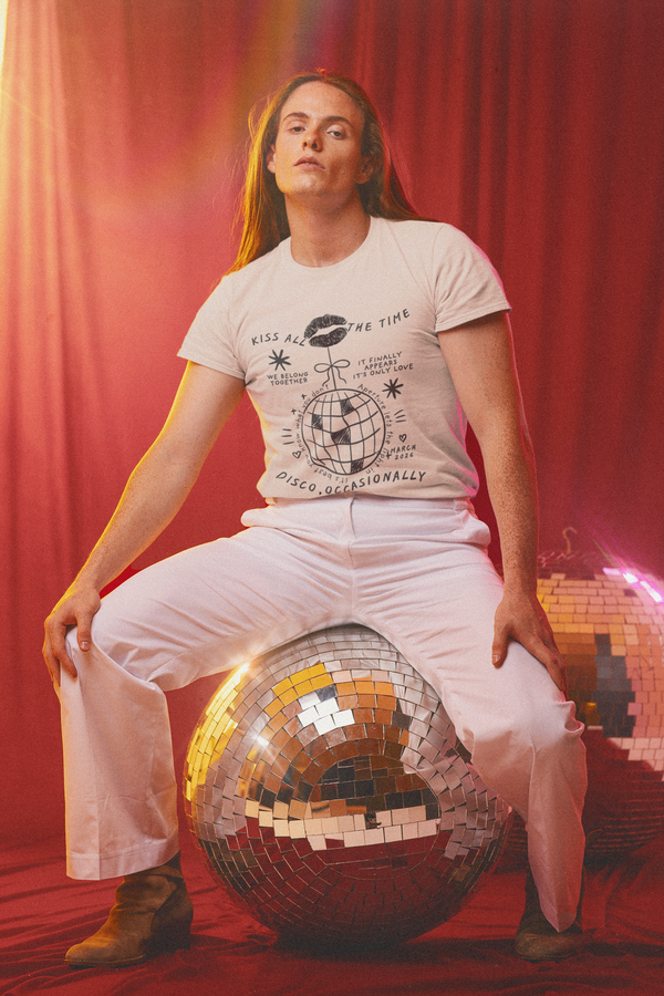 Aperture - Kiss All the Time, Disco Occasionally Cream Tee