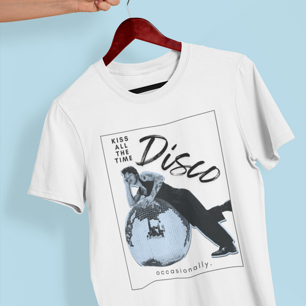 Disco Occasionally White Tee
