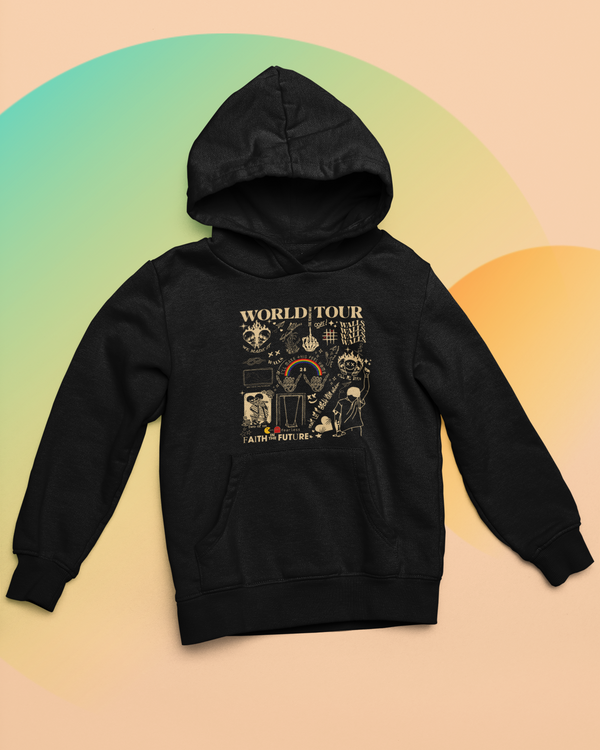 World Tour Print Hoodie