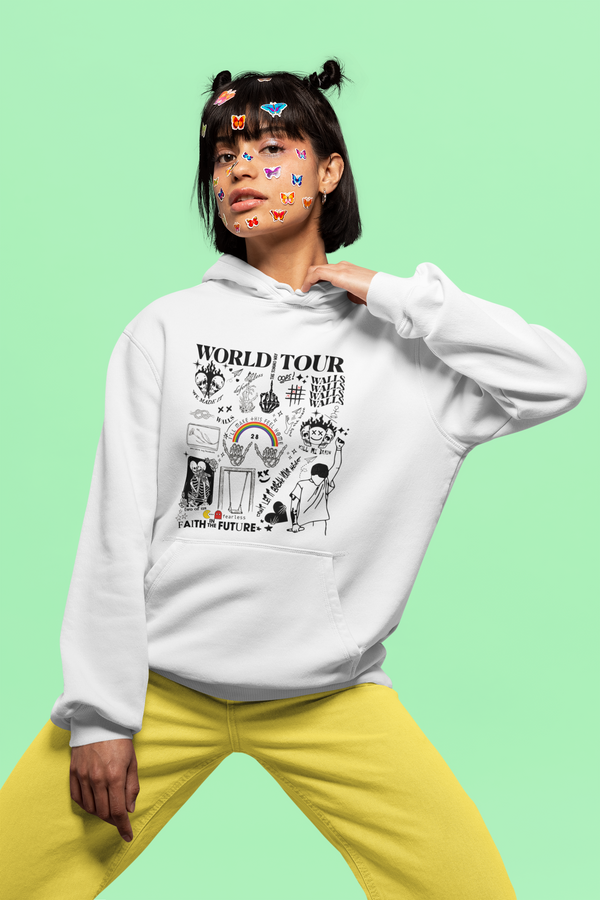 World Tour Print Hoodie